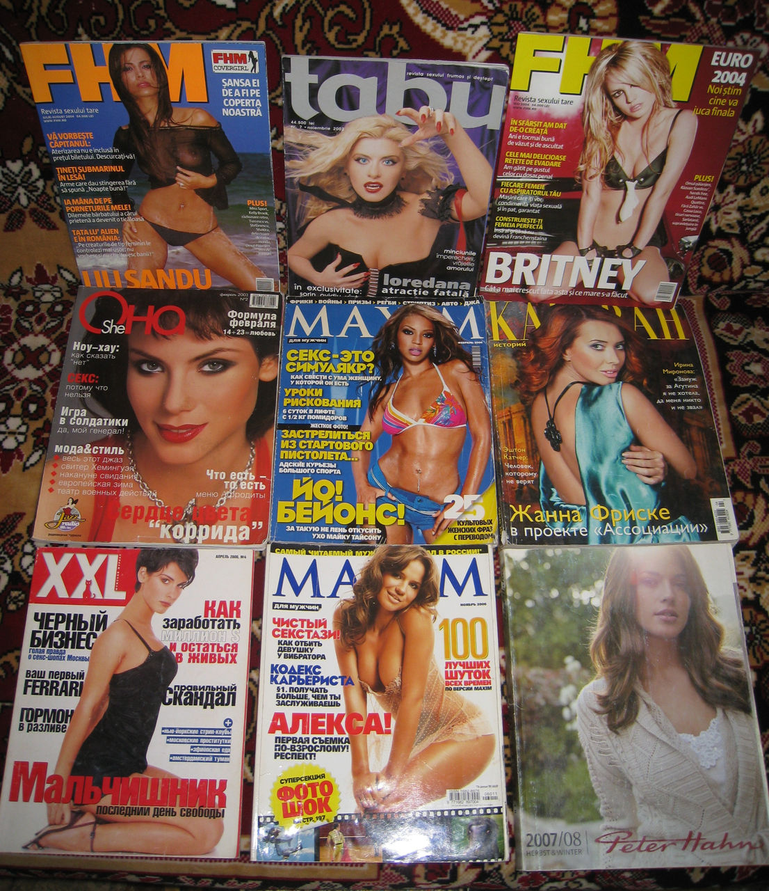 Журналы: "Burda", "Moda", "Otto", "klingel", "Cosmopolitan", "Glamour", Караван. Вкладыши от жвачек. foto 3