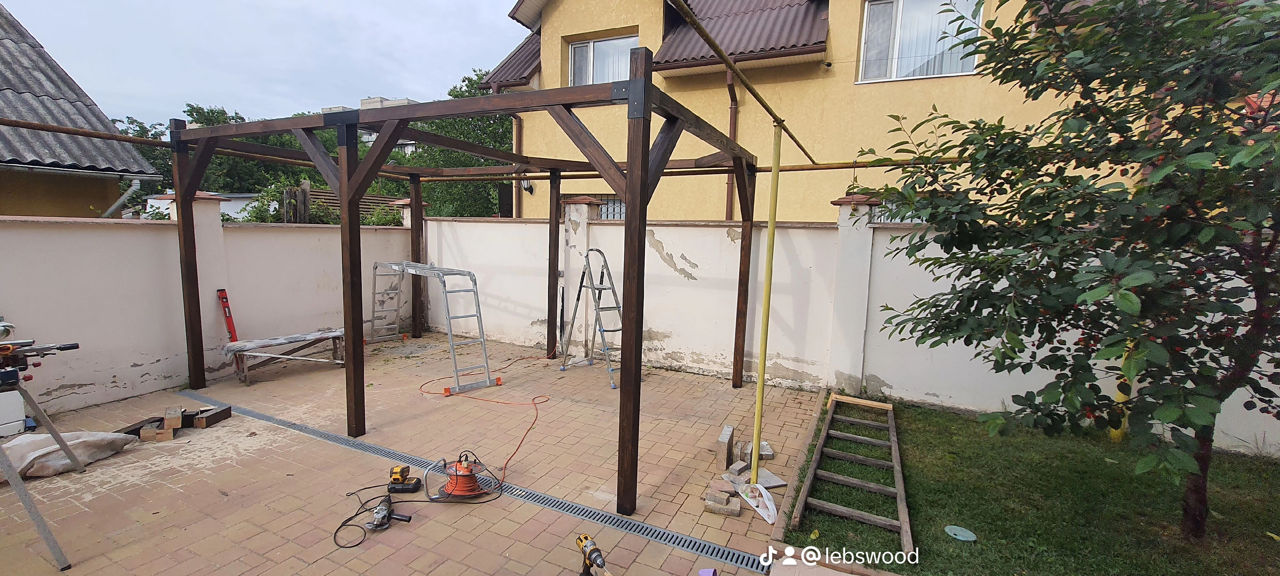 Elemente de fixare pentru pergola,foișor - качественный крепёж для перголы, беседки из бруса! фото 17