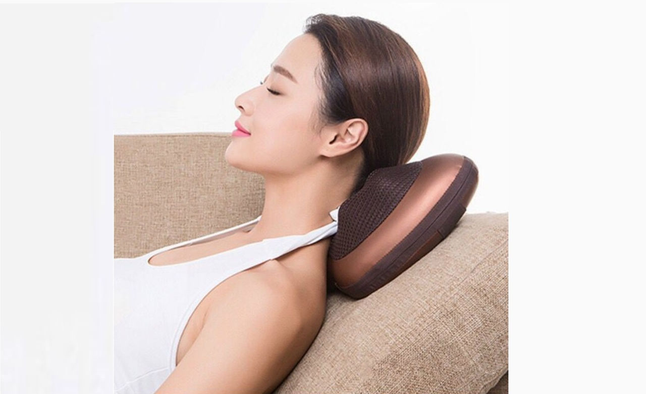 Чудо-Релакс!  Массажная подушка от усталости и напряжения Massage Pillow! foto 3