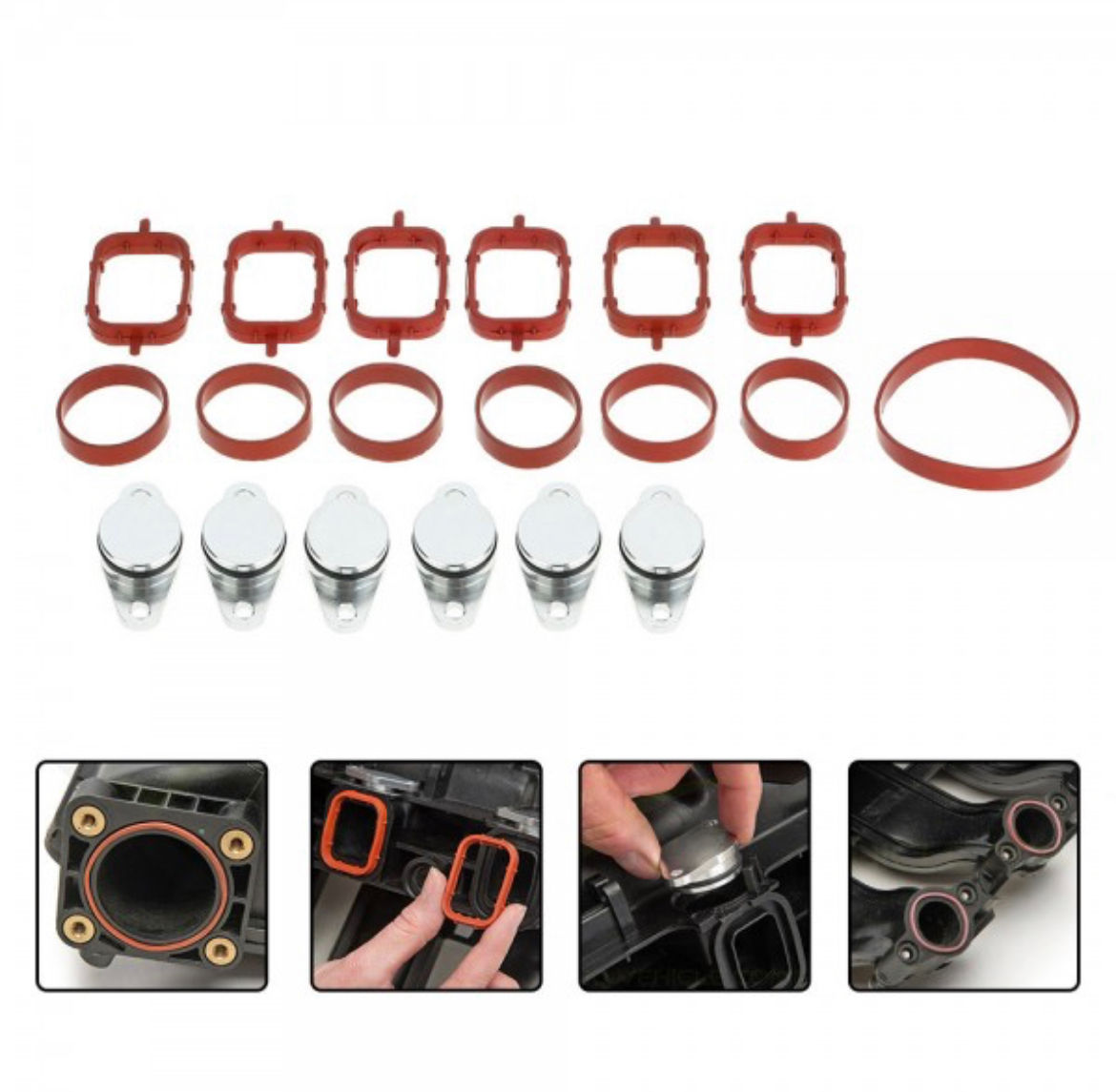 Заглушки вихревых заслонок БМВ (22мм 6шт.)