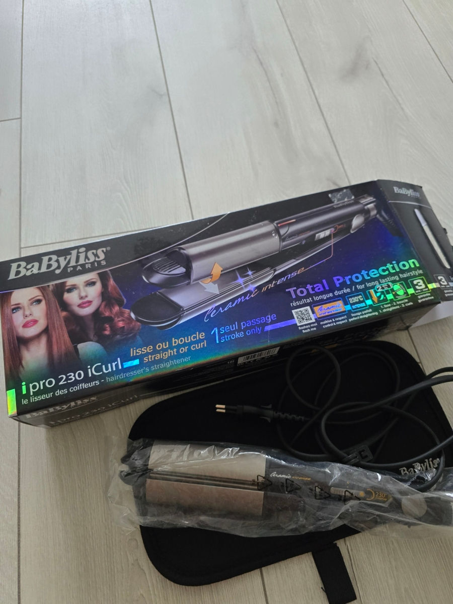 Выпрямитель волос Babyliss babyliss icurl pro 230 foto 0