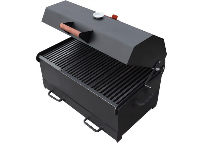 Мангал с печью под казан на 12л гриль BBQ grill gratar steik фото 7