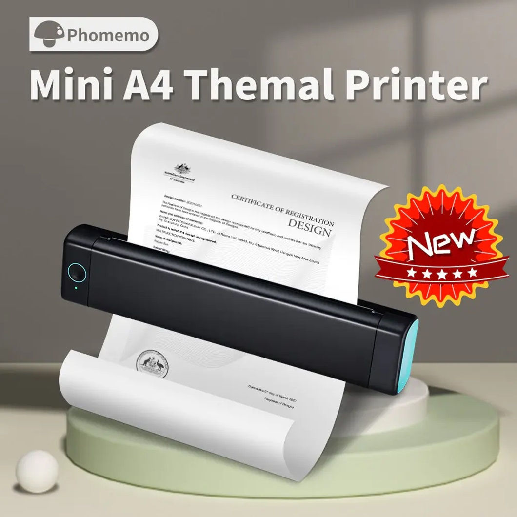 Mobile thermal printer A4 foto 1