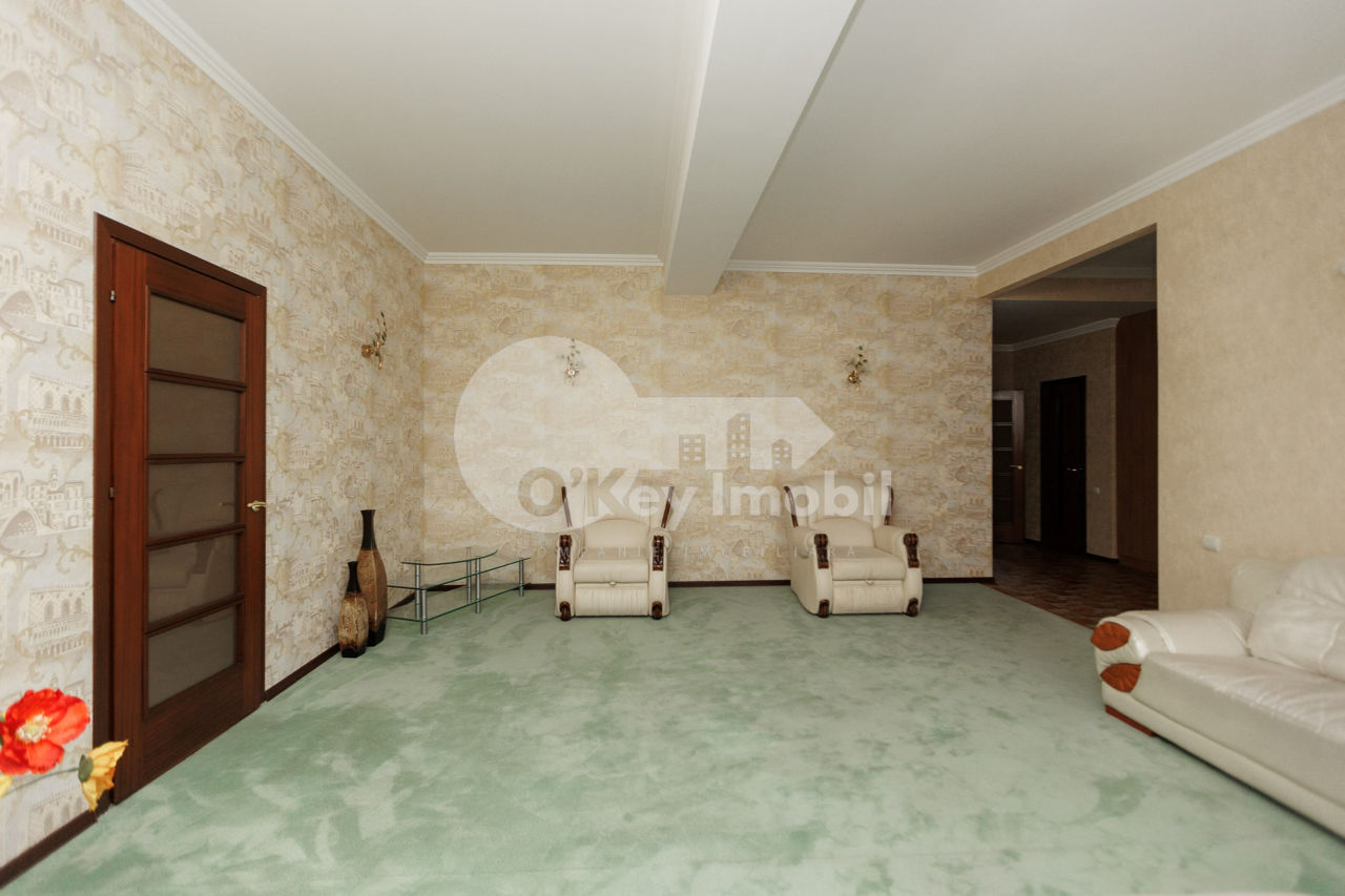 Chirie! Apartament cu 3 camere + living, 165 mp, Râșcani, 1 200 € foto 11