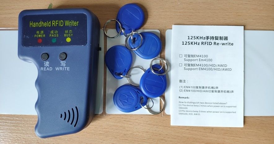 Копир для ключей(брелоков) домофона, ID карт. Handheld 125KHz Rfid.