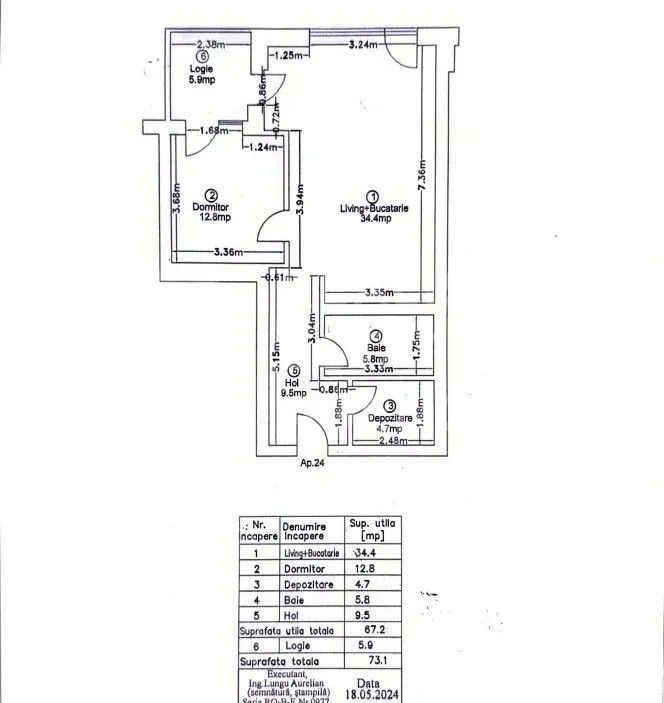 Apartament cu 2 camere, Becali Imobiliare, Pipera, București foto 13