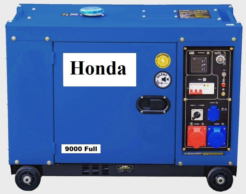 Oferta speciala dizel 9kva full piese motor honda 380-220в ats, 9-ква дизель безшумный автомат атс foto 0