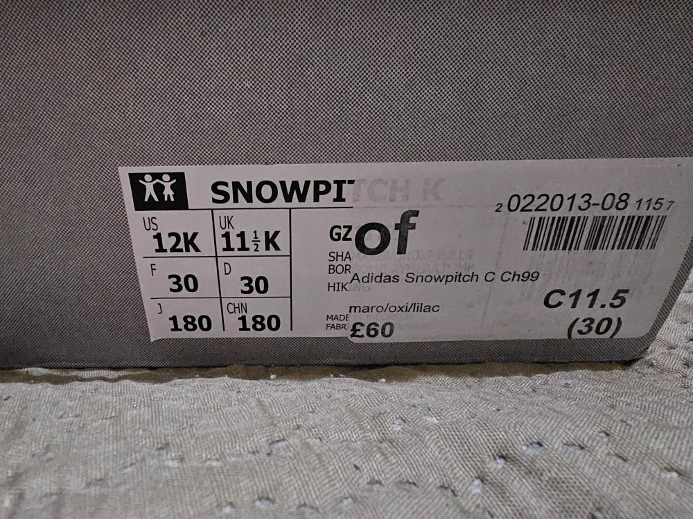 Adidas Unisex-Child Terrex Climawarm Snowpitch Walking Shoe фото 3