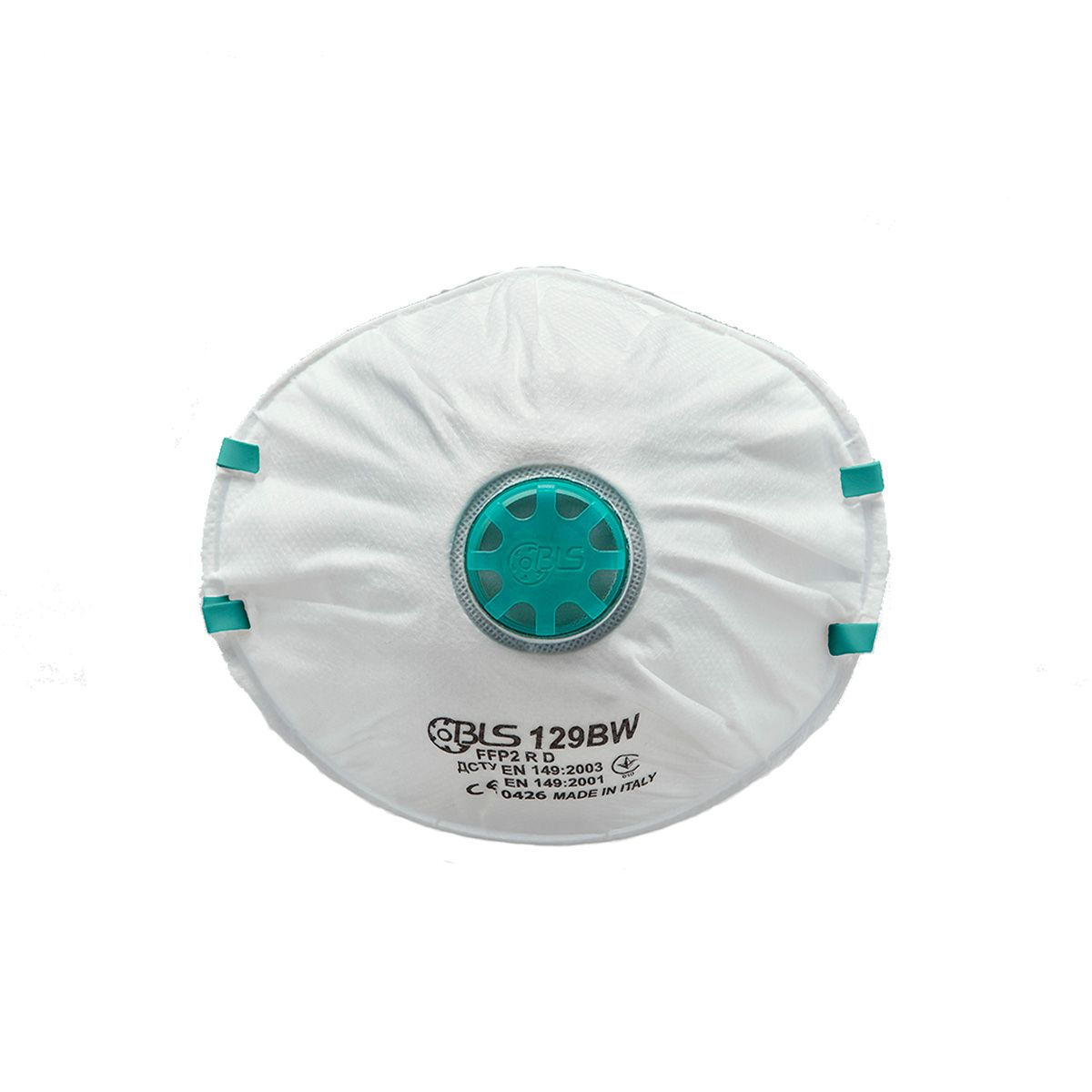 Respirator BLS 129BW FFP2 R D cu supapă / Фильтрующий респиратор BLS 129BW FFP2 R D foto 0