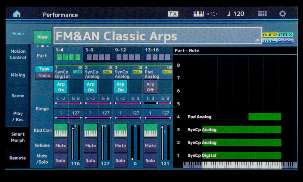 Akai Advance 49 (made in Taiwan). Yamaha MoDX 6+ (Montage) foto 9