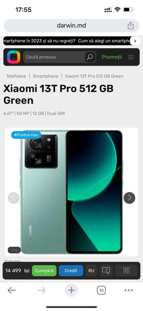 Xiaomi 13T pro 5g 16/1000gb nou Garantie 12luni foto 2