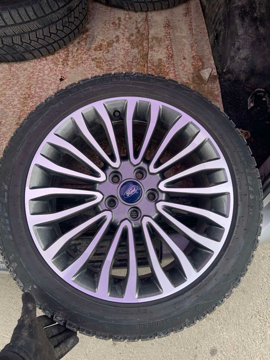 Jante Диски Ford R18 245*45 Форд Titanium с зимней резиной, после покраски 700€ foto 1