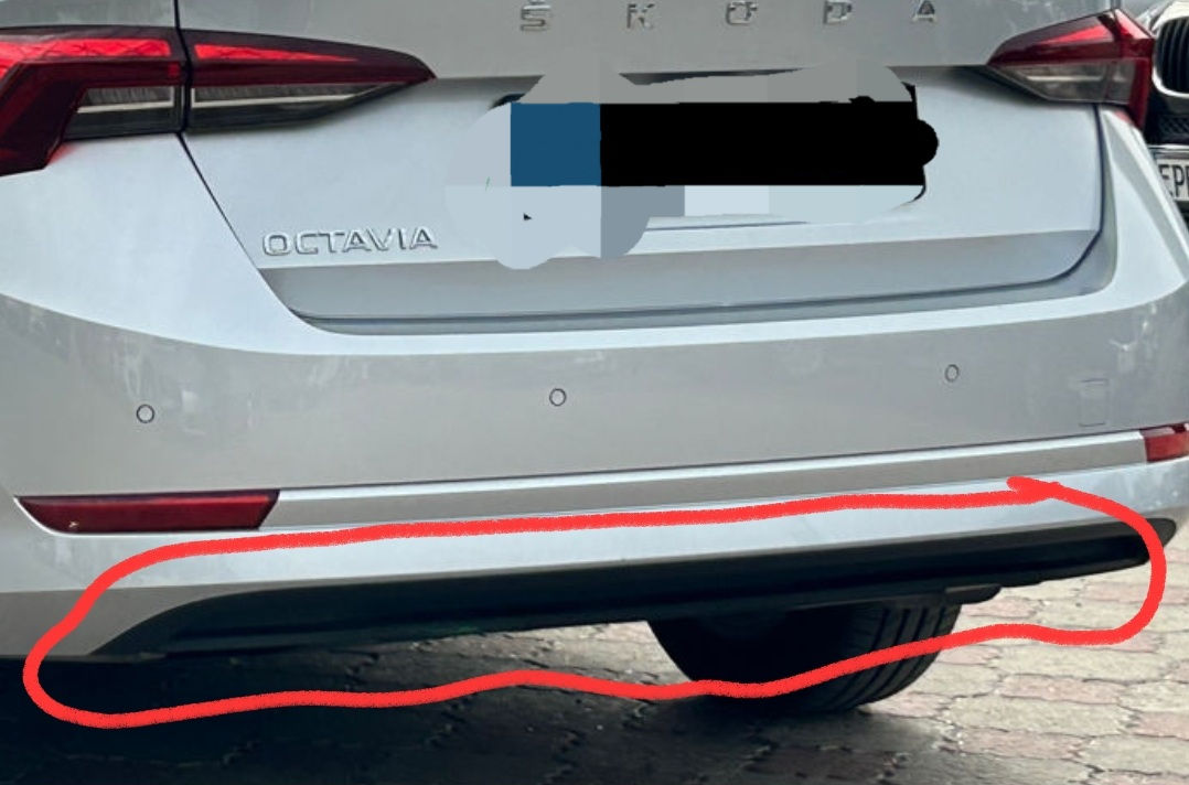 Difuzor spate skoda octavia 2021 foto 0