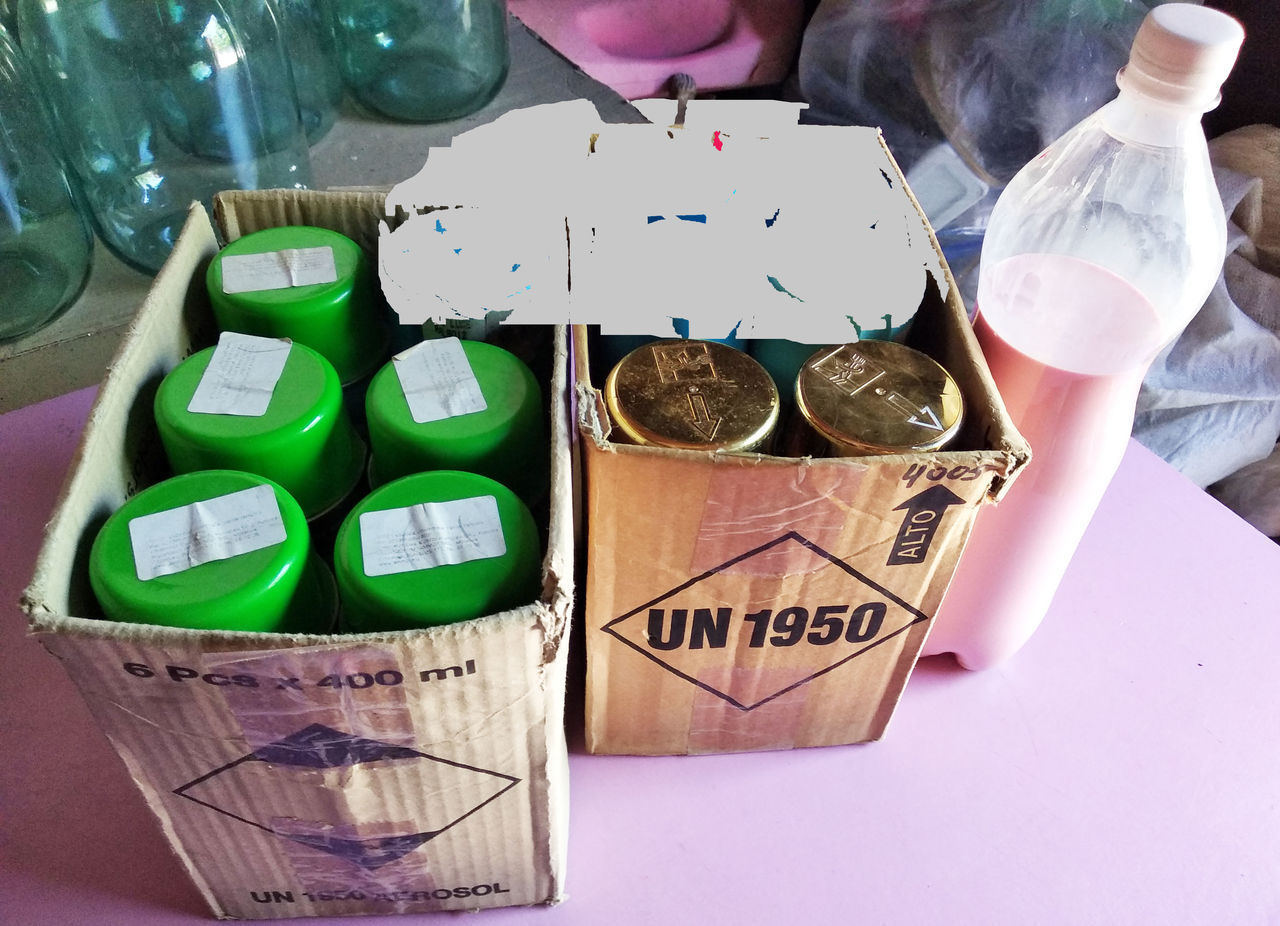 Краска в баллончиках. Аэрозоль