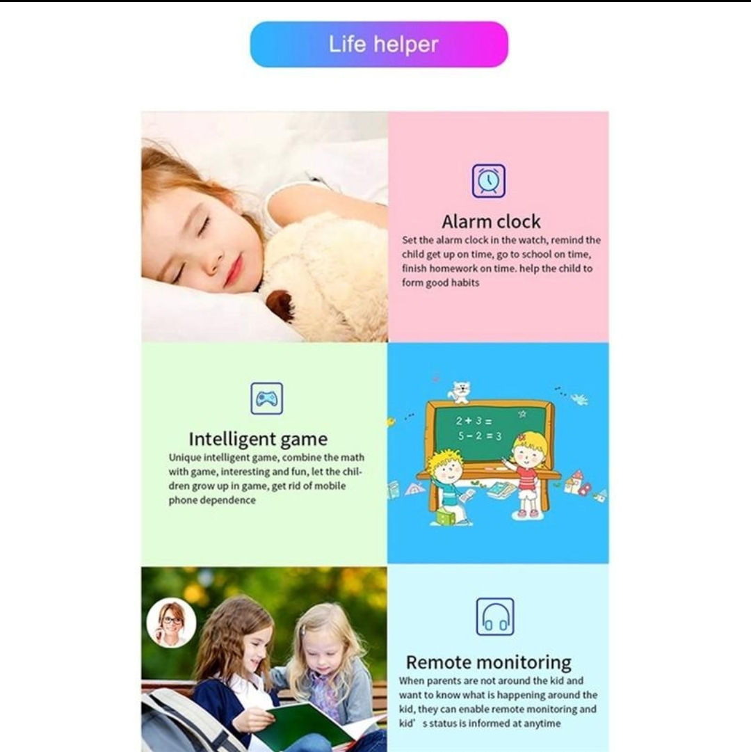 Ceas telefon smart pentru copii foto 6