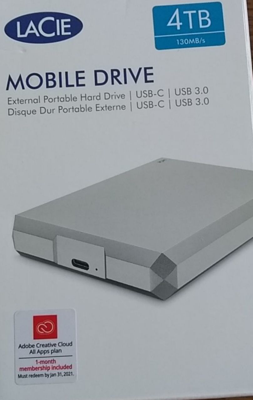 4 Tb External HDD USBC USB 3.0