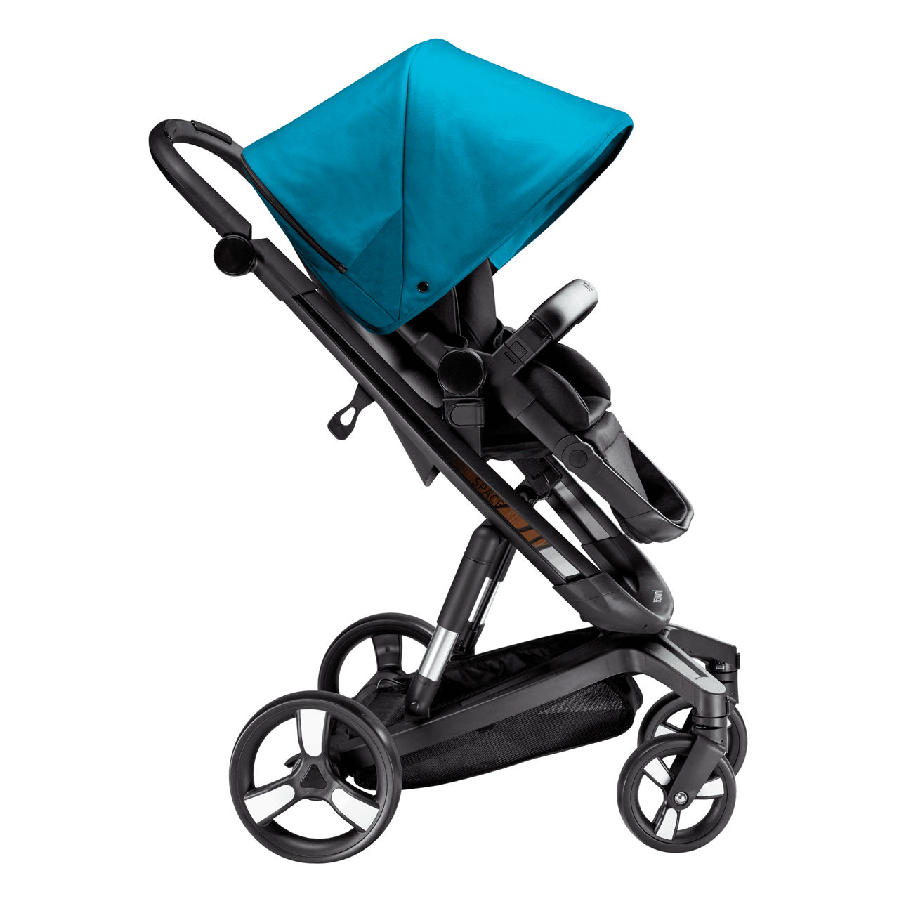 Carucior bebumi space 2 in 1, cu frana automata si lumini de noapte, nou!!! foto 7