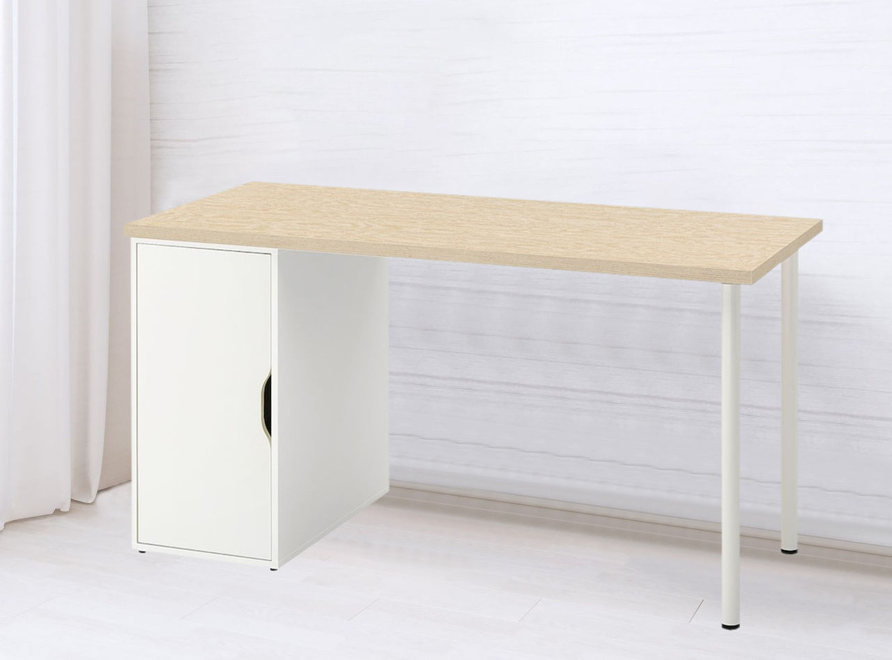 Masă de birou Ikea Mittcirkel/Alex 140x60 foto 0