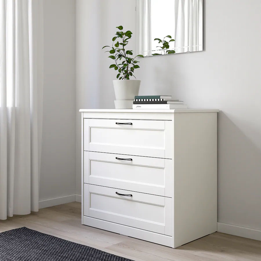 Comodă IKEA Songesand cu 3 sertare 82x81 foto 0