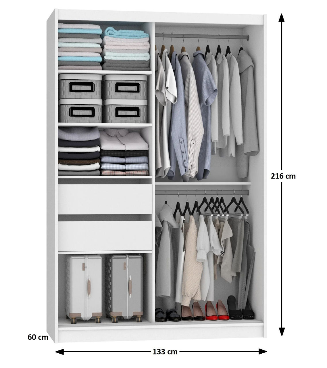 Dulap elegant cu design fin in dormitor! фото 4
