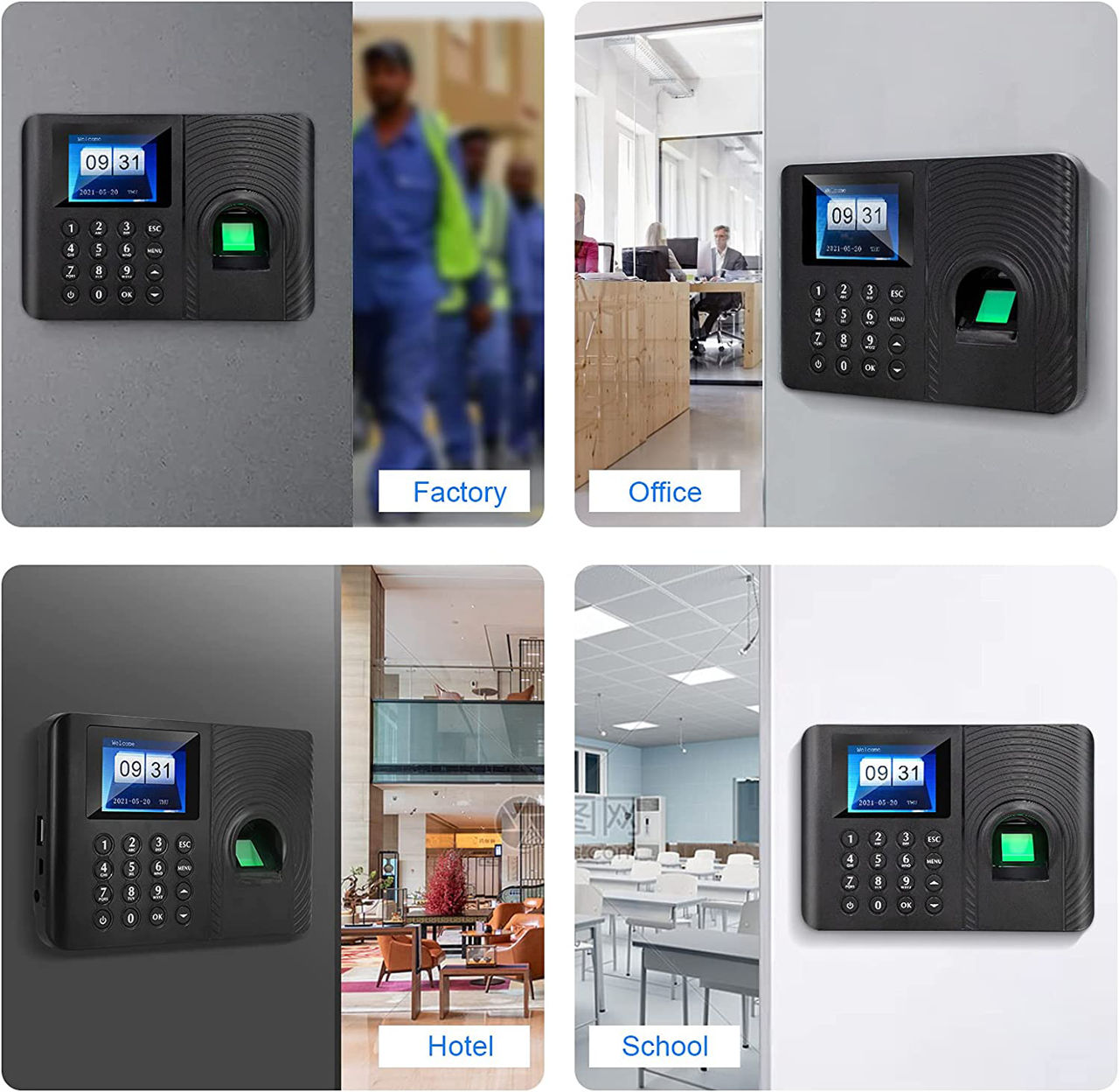 Aparat Clock in cu amprenta pentru evidenta angajatilor foto 3