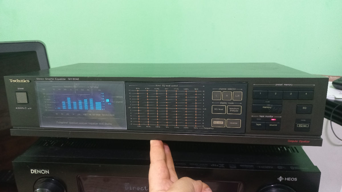 TECHNICS SH 8046 / equalizer / aus sammlung (Gebraucht) in zuchwil für