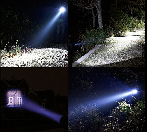 Lanternă tactică puternică T6 LED Telescopic XML-T6 LED foto 5