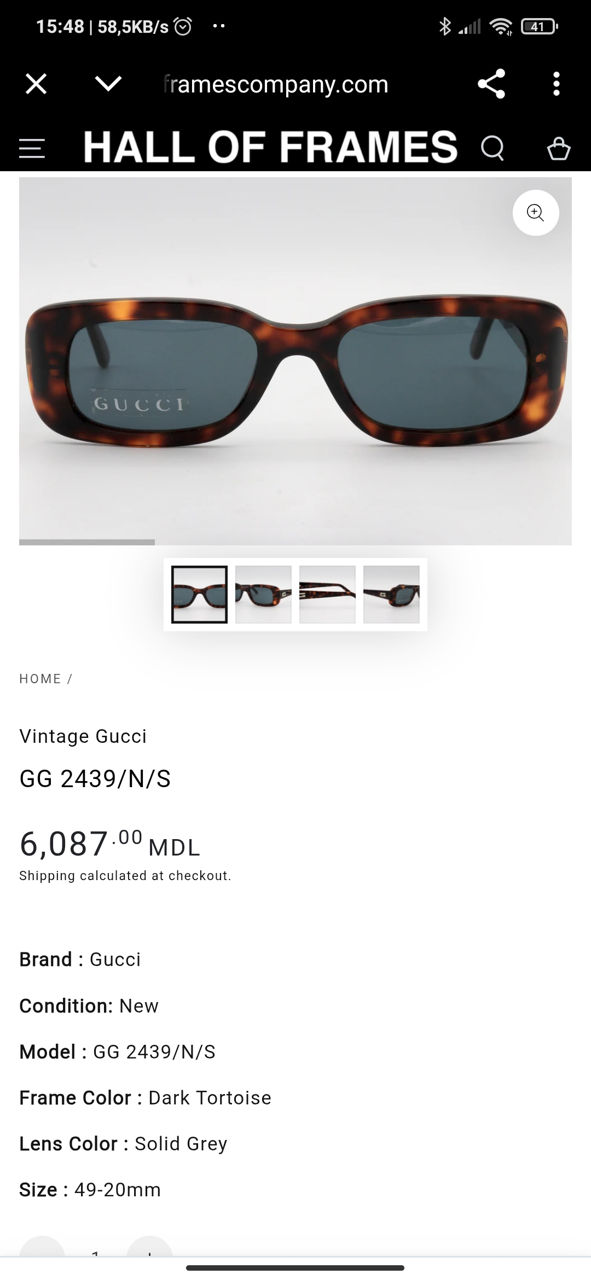Ochelari Gucci Originali foto 5
