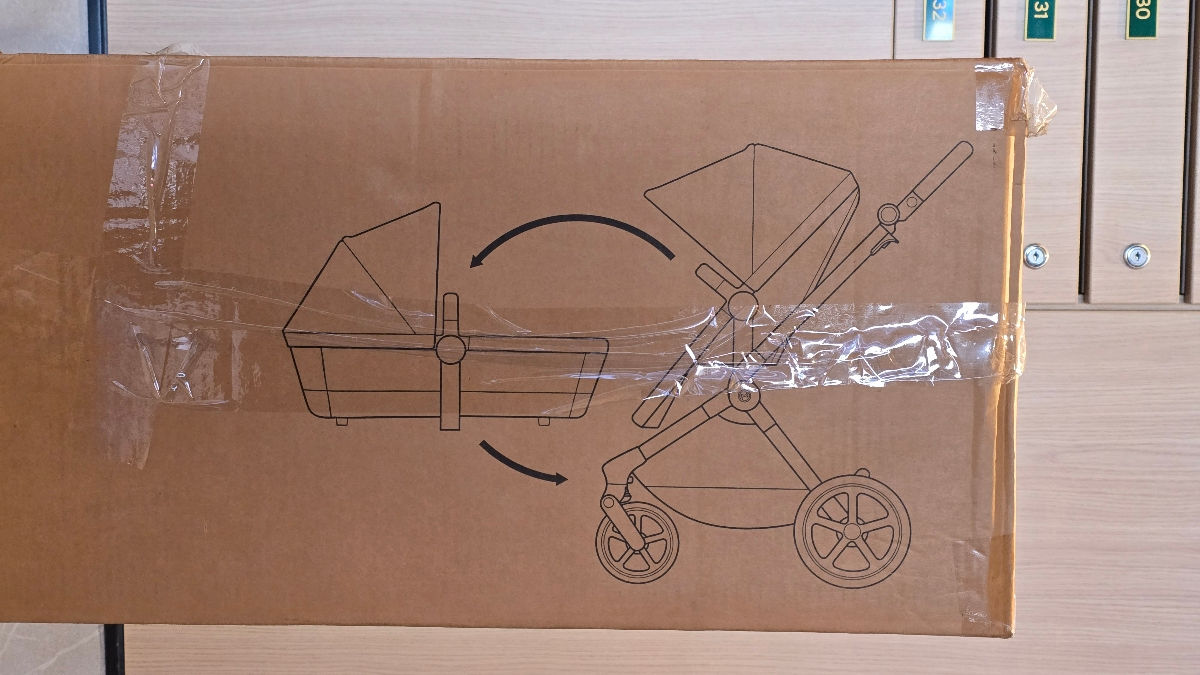 Carucior 2 in 1 Cybex Gold EOS LUX Moon Black foto 5