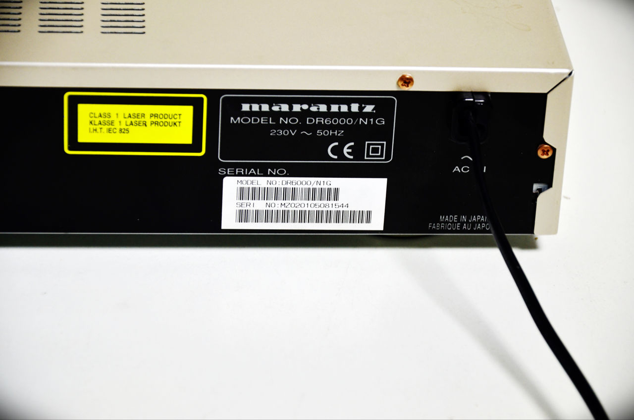 Marantz DR6000 CD recorder фото 8