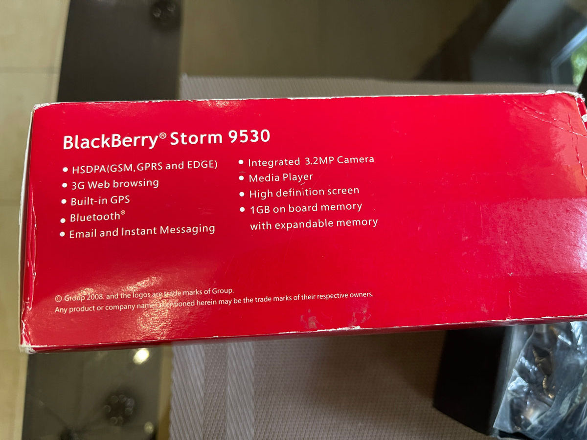Smartphone BlackBerry Storm 9530 foto 4