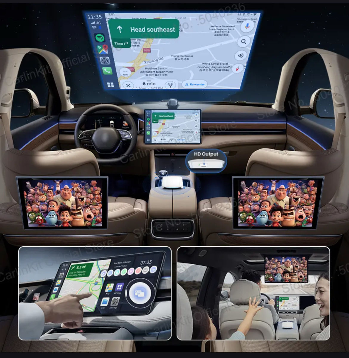 Ai Box,Tv Box, Carlinkit Uhd Hdmi 8/128  ,carplay -  Android Auto. Оригинал  ! фото 7