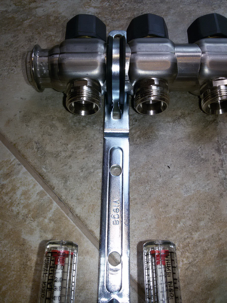 Viega inox colector, 12 выходов, нержавейка, коллектор, гребенка, с ...