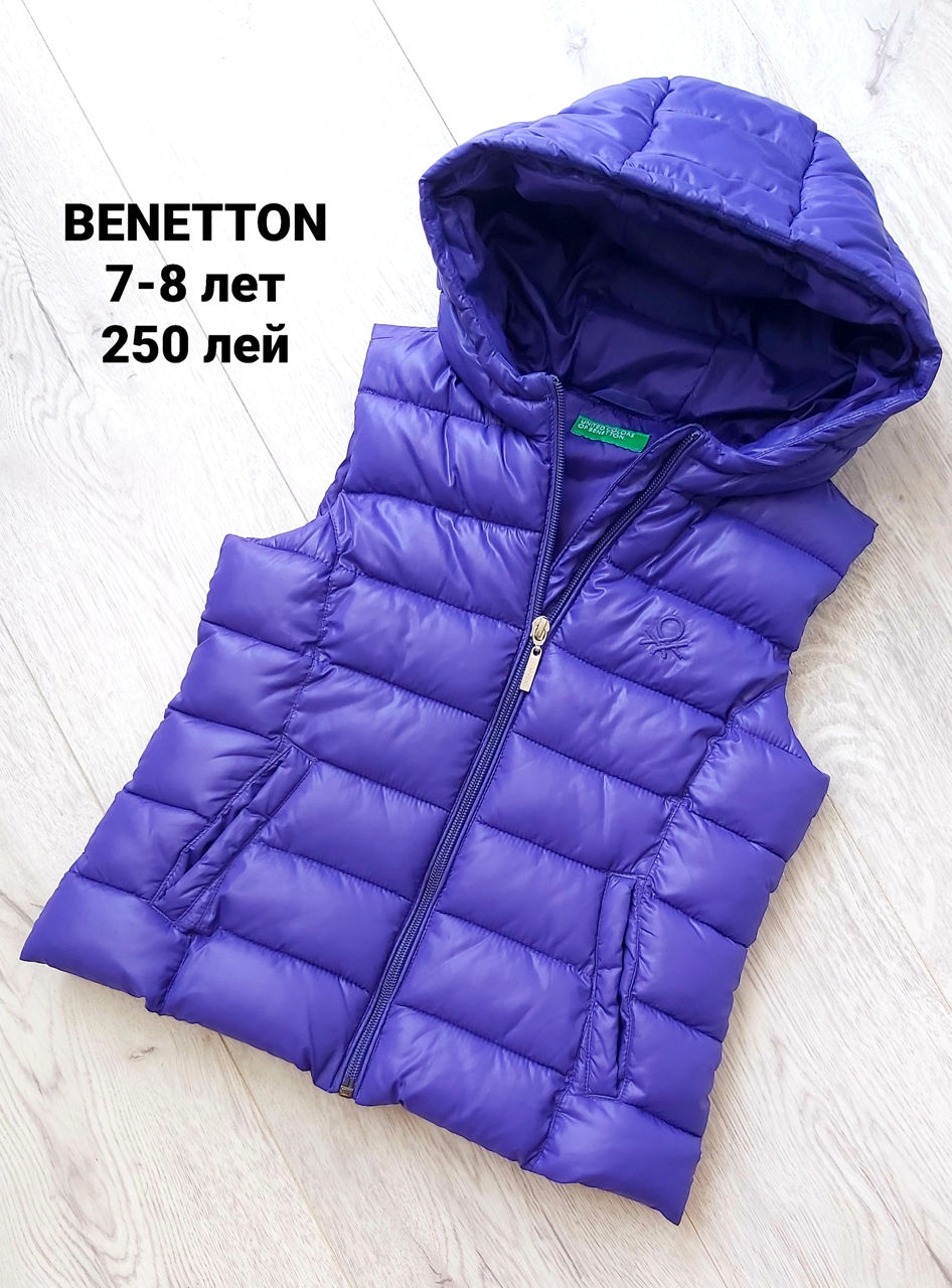 Benetton, Gap и другие - На 2-12 лет. Куртки, жилетки б/у. Осень-зима-весна. foto 2