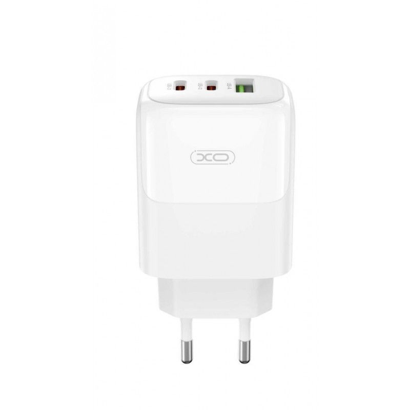 Încărcător rapid XO L139(EU) 65W (1USB-A 45W+2USB-C 65W) foto 1