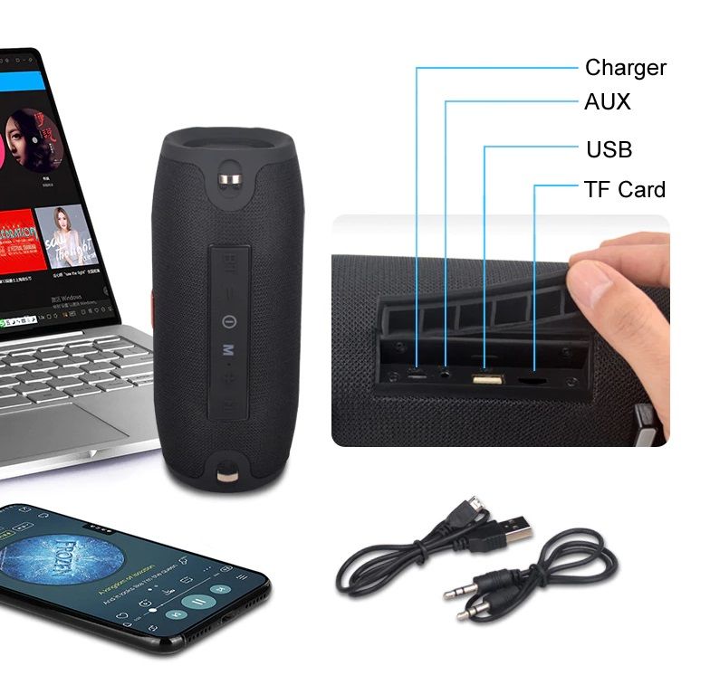 Портативная Bluetooth колонка TG-118, качественная копия JBL за 700 лей.