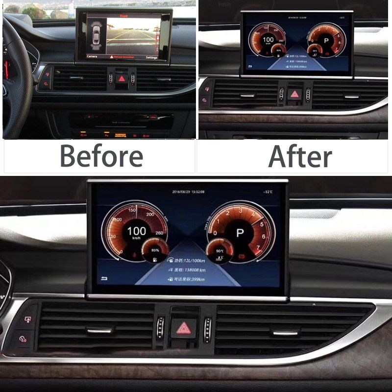 Штатный монитор 9" для Audi A6 / A7 2011-2018 (С7)  на Android 11, 8-ядер, 8 ГБ-128 ГБ фото 1