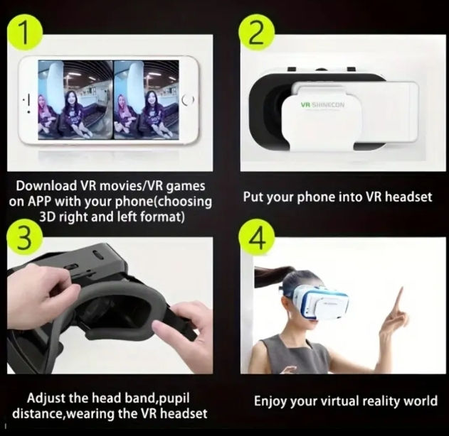 Ochelari Shinecon 3d VR foto 1