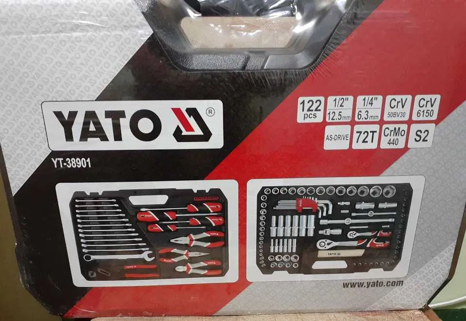 Yato 122 piese Yt-38901 foto 4