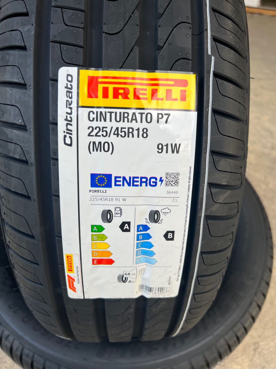 225/45 R18 Pirelli Cinturato P7 (MO)/ Доставка, livrare toata Moldova 2023 foto 1