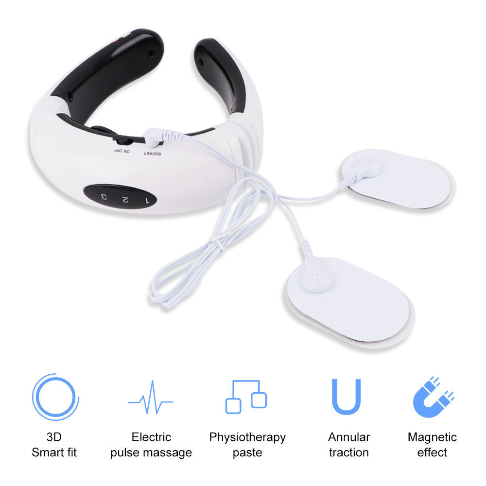 Импульсный массажер для шеи миостимулятор Neck Massager foto 4