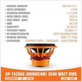 Subwoofer SP-15XXX - 10.000W RMS foto 3