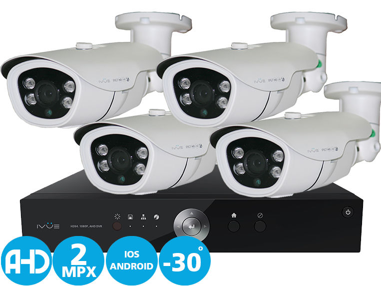 Комплекты видео наблюдения hd full hd dvr 4/8/16 камер ipкамеры 1mp 2mp 4mm 6mm. кредит! foto 1