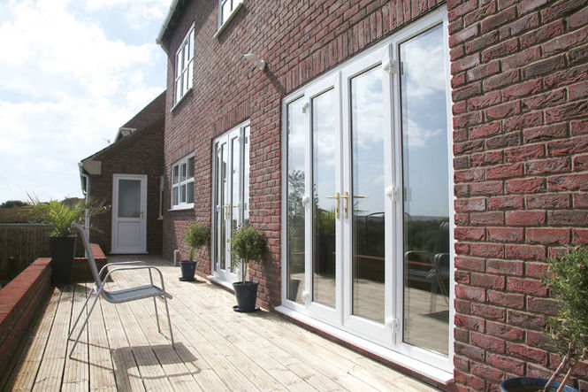 Geamuri panoramice in Chisinau. Pereții-ușile panoramice VEKA foto 1