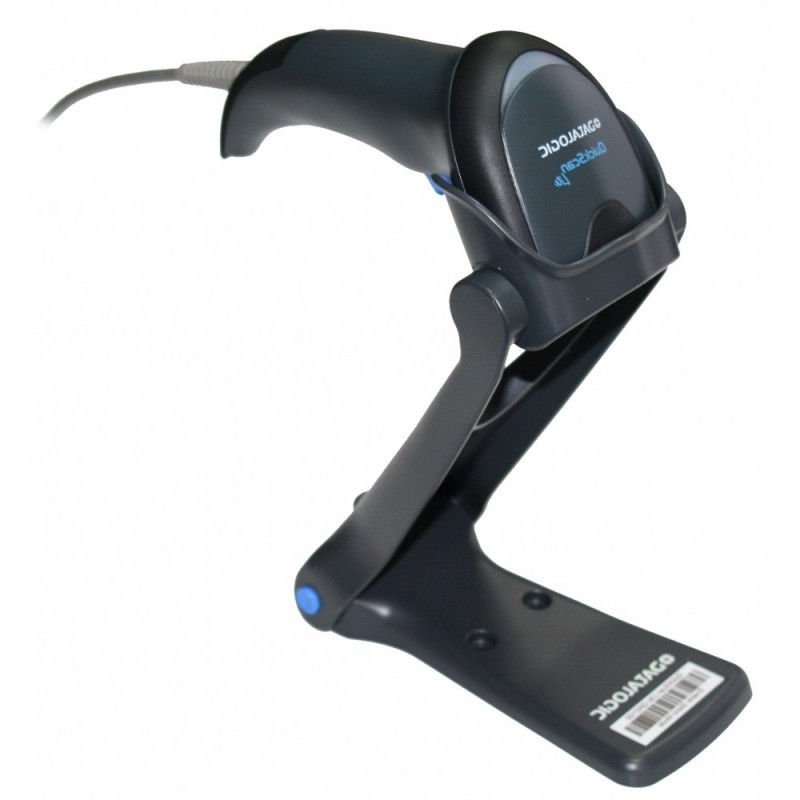 Сканер штрих-кодов Datalogic QuickScan QW2120, 1D, USB, с подставкой фото 0