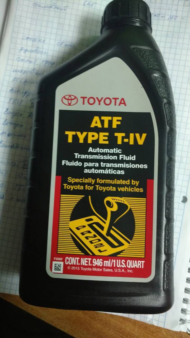 Трансмиссионное масло TOYOTA ATF WS, 4л