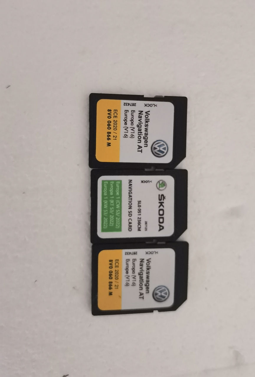 Navigation Sd Card 32gb Skoda / Wv foto 0