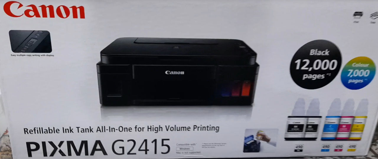 Canon pixma g2415 установка принтера