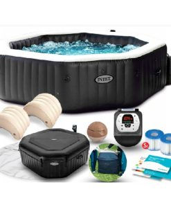 Jacuzzi SPA gonflabil Jet & Bubble Deluxe 201x71cm, 795L, 4 persoane foto 2