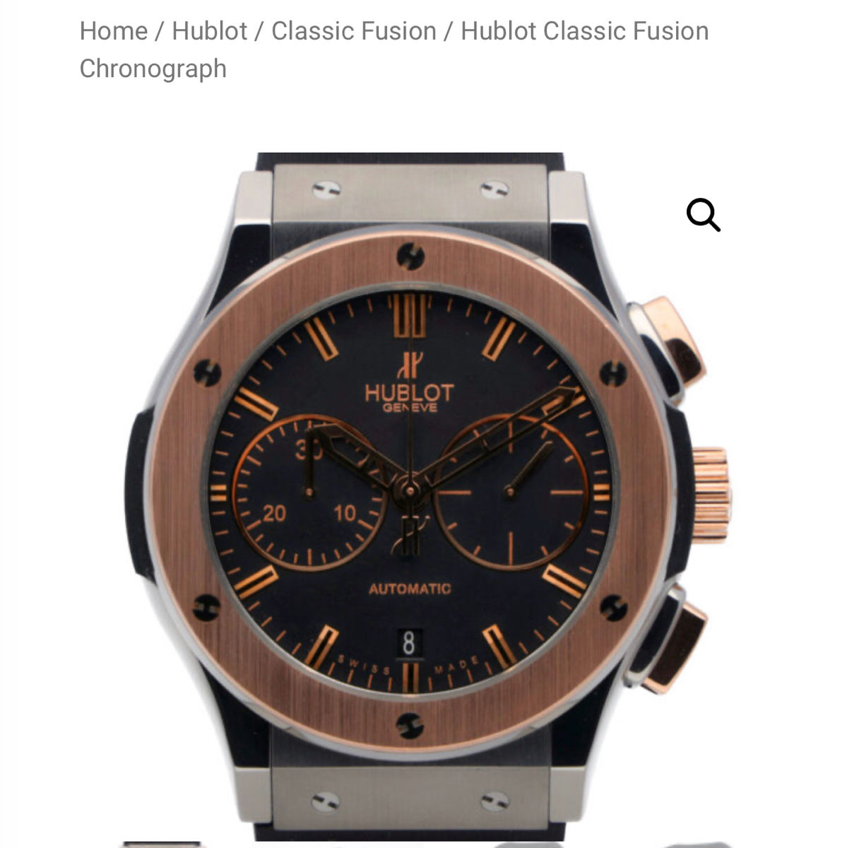 Hublot Classic Fusion Chronograph foto 1